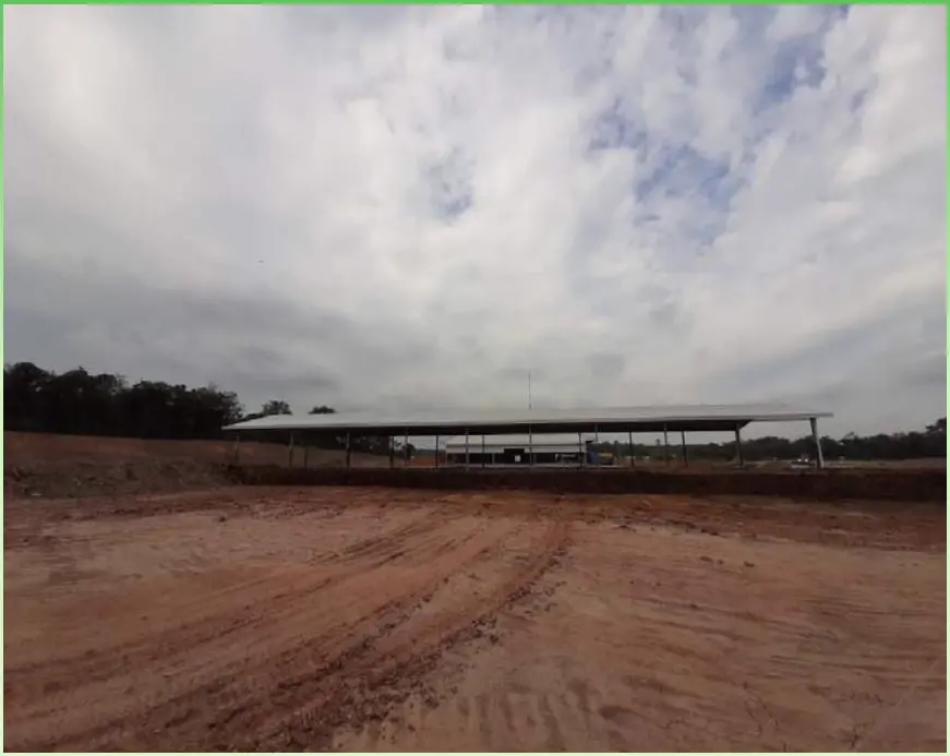 Pembangunan Tyre Storage KM65 2
